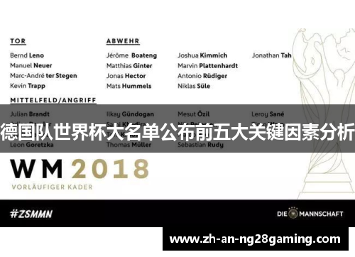 德国队世界杯大名单公布前五大关键因素分析 德国队世界杯大名单公布前五大关键因素分析
