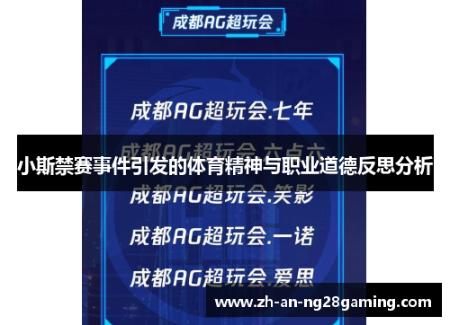 小斯禁赛事件引发的体育精神与职业道德反思分析 小斯禁赛事件引发的体育精神与职业道德反思分析