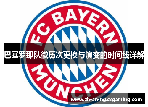 巴塞罗那队徽历次更换与演变的时间线详解